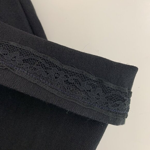 J Crew Size 6 Jeggings Skinny Stretch Pants Black Hemmed? Womens Workwear Basics - Picture 6 of 6